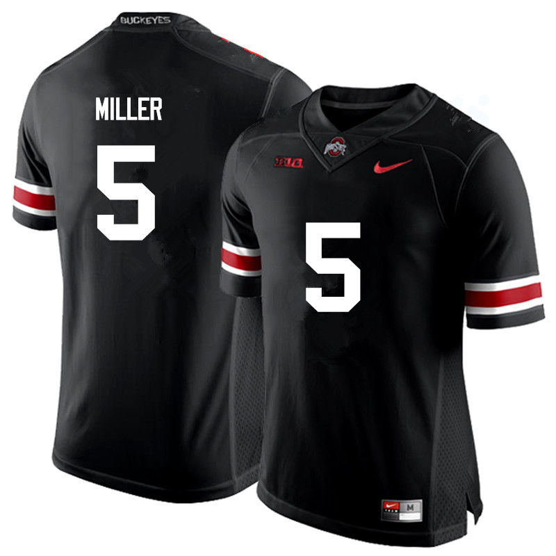 Ohio State Buckeyes #5 Braxton Miller College Football Jerseys Game-Black